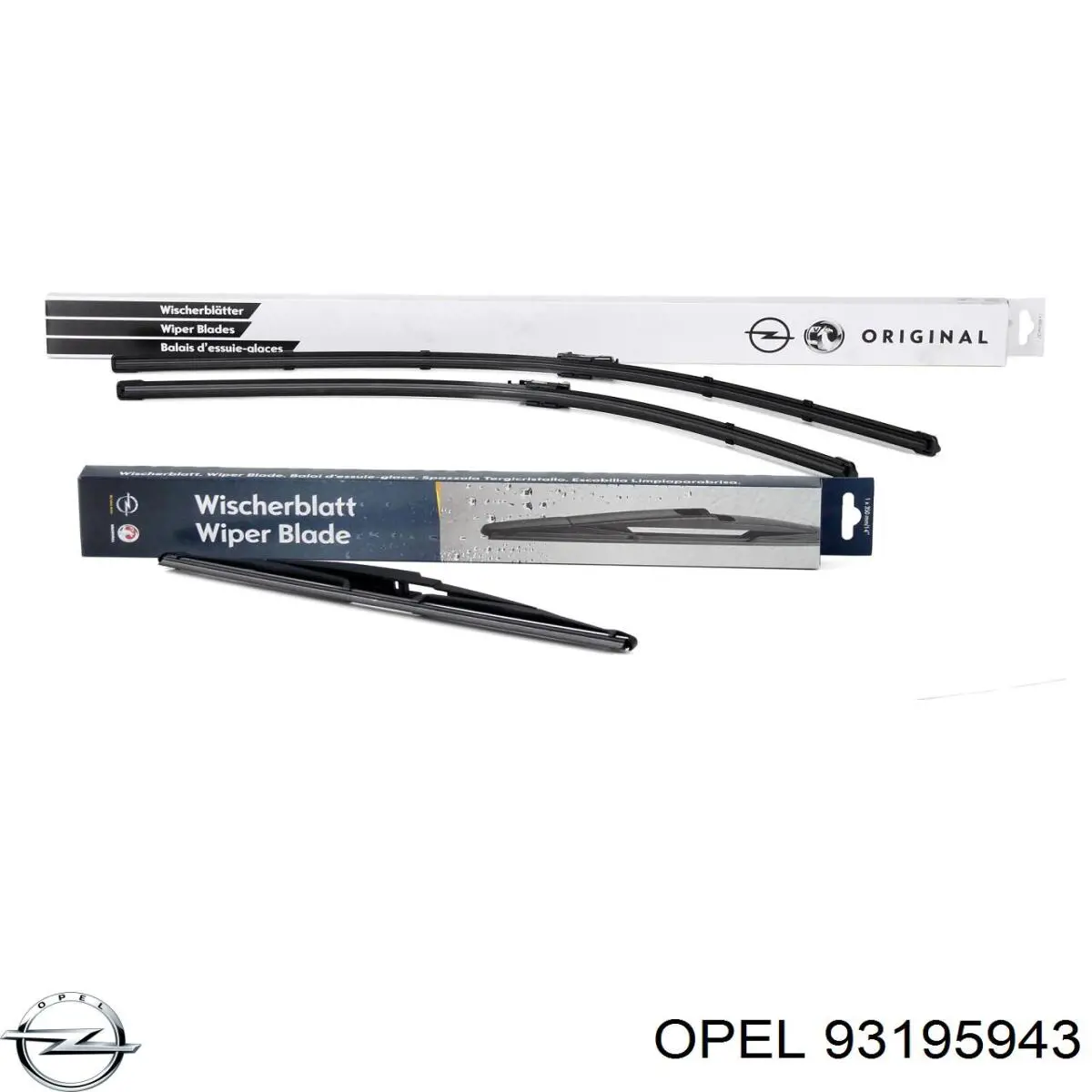 Двірники Opel 93195943