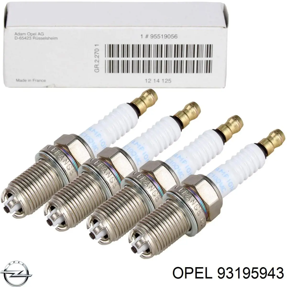 Щітки склоочисника 93195943 Opel