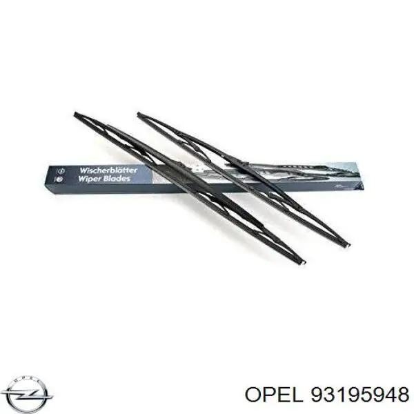 Задня щітка 93195948 Opel