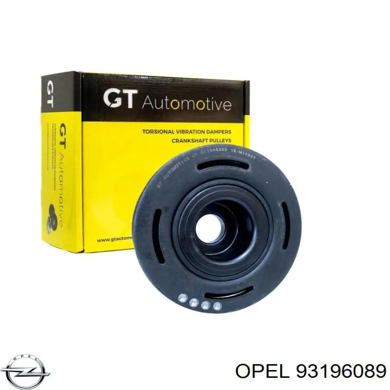 Шків колінвала (демпфер ) Opel 93196089 ціна, від 80.38 USD