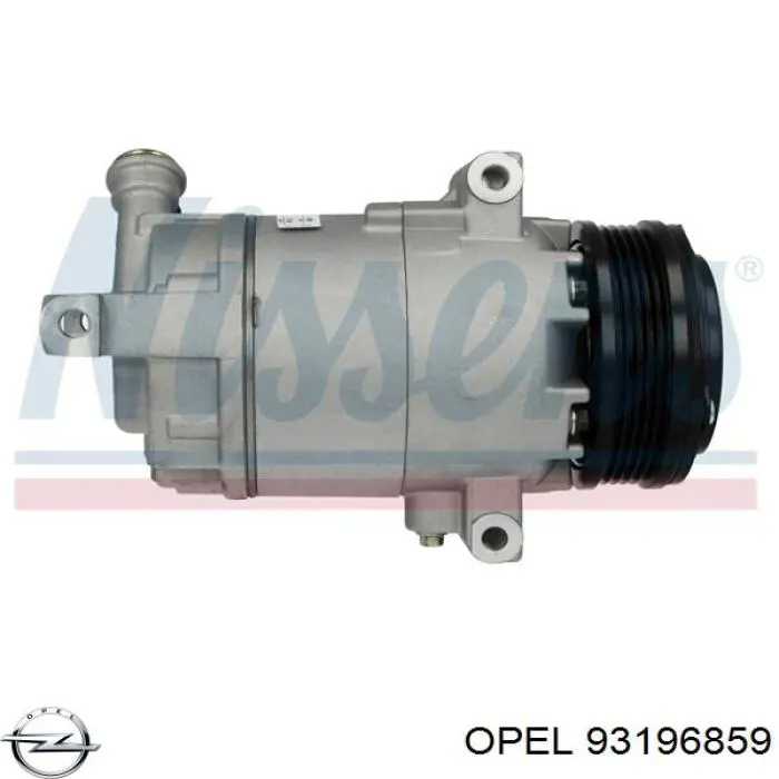 Компресор системи кондиціювання Opel 93196859 ціна, від 140.77 USD