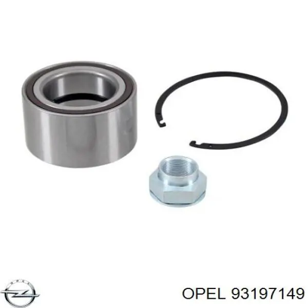 Купити 93197149 Opel Підшипник ступиці передньої