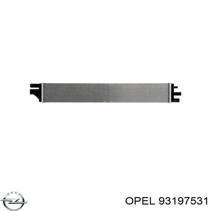 93197531 Opel Радіатор охолодження двигуна