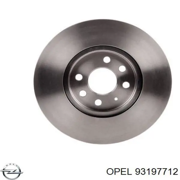 93197712 Opel диск гальмівний передній