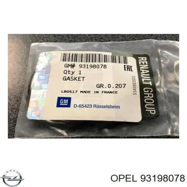  Opel 93198078 ціна, від 3.60 USD