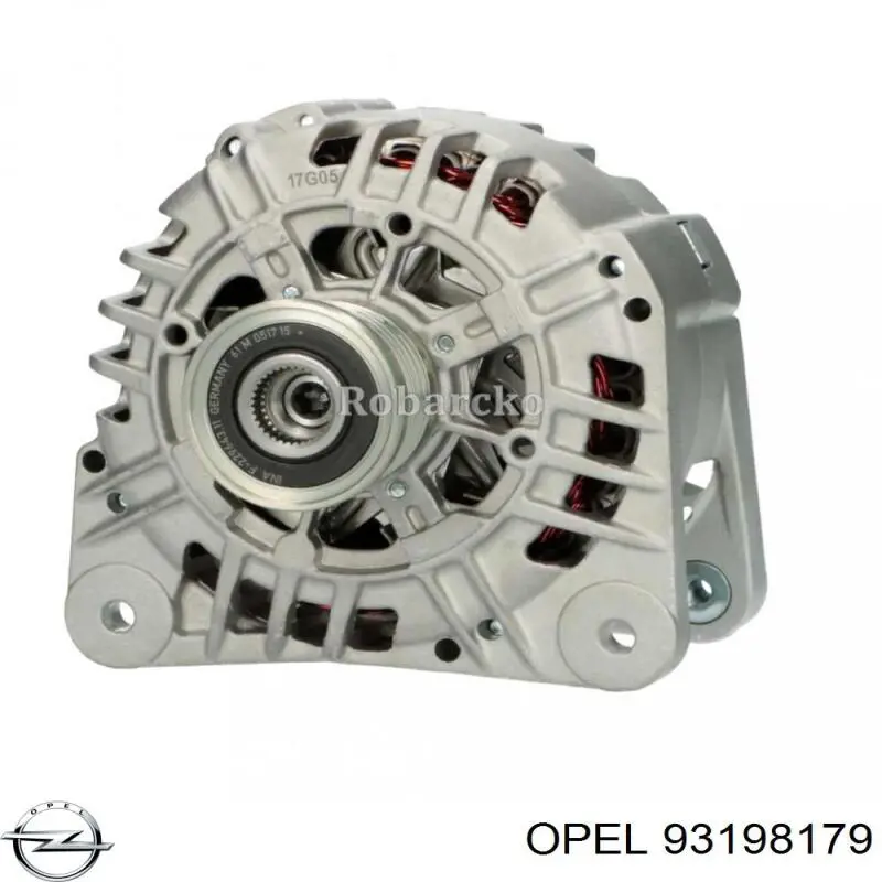 93198179 Opel генератор