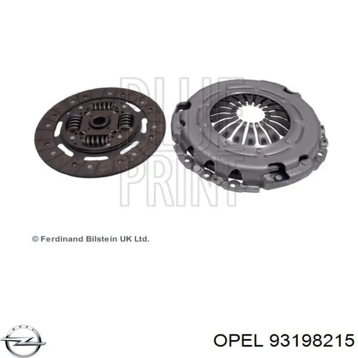 Зчеплення Opel 93198215 ціна, від 29.21 USD