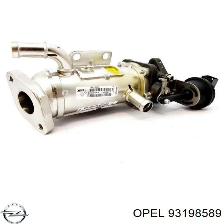 93198589 Opel Радіатор системи EGR рециркуляції вихлопних газів