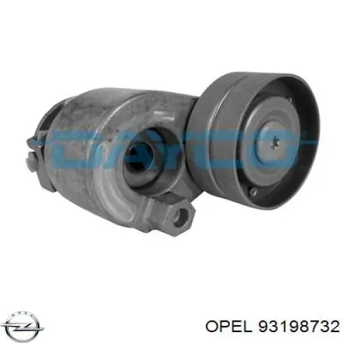 93198732 Opel Натяжна планка поліклинового ременя
