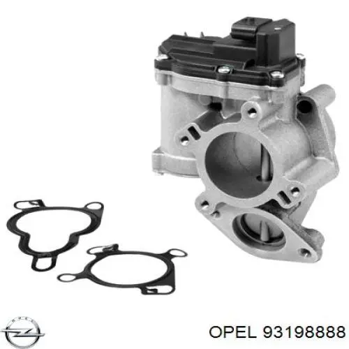 Клапан EGR, рециркуляції газів 93198888 Opel