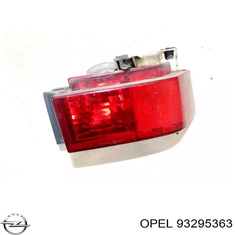 Протівотуманнка задня, права Opel 93295363 ціна, від 11.34 USD