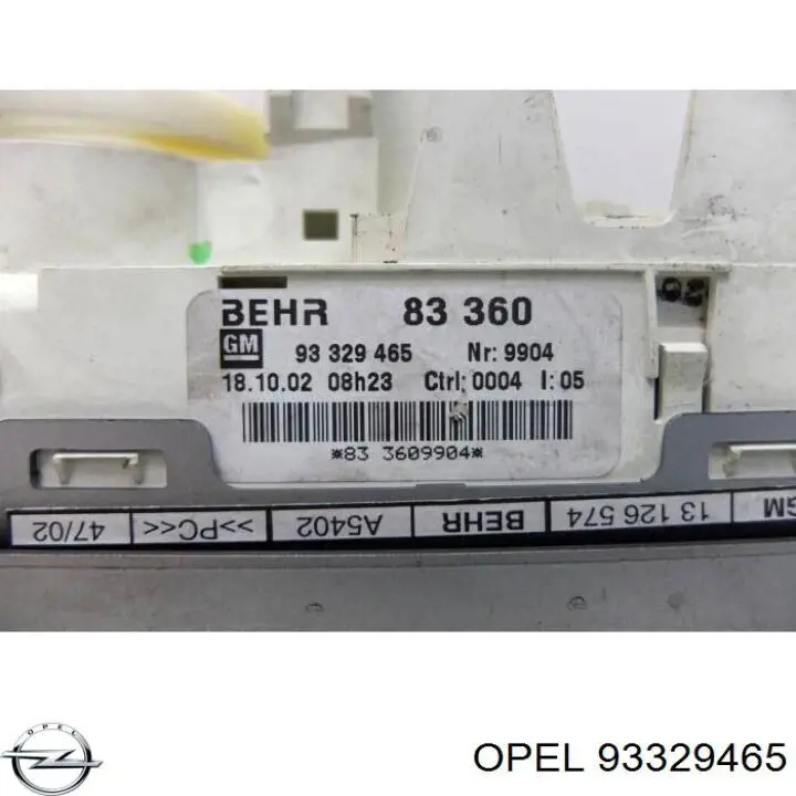  93329465 Opel
