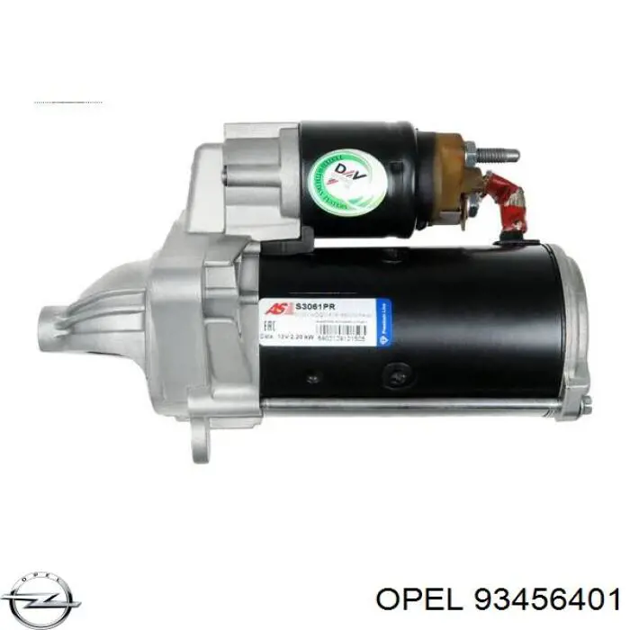 Стартер Opel 93456401 ціна, від 54.81 USD