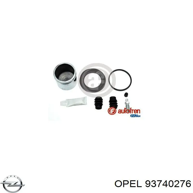 93740276 Opel Ремкомплект гальмівної системи