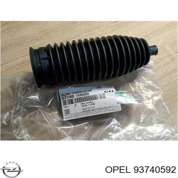 93740592 Opel Сальник рульового редуктора