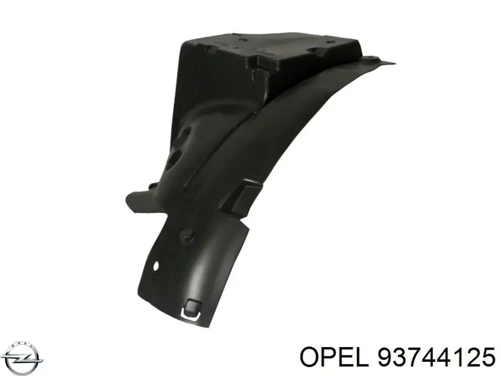 93744125 Opel Бризковики задні, комплект