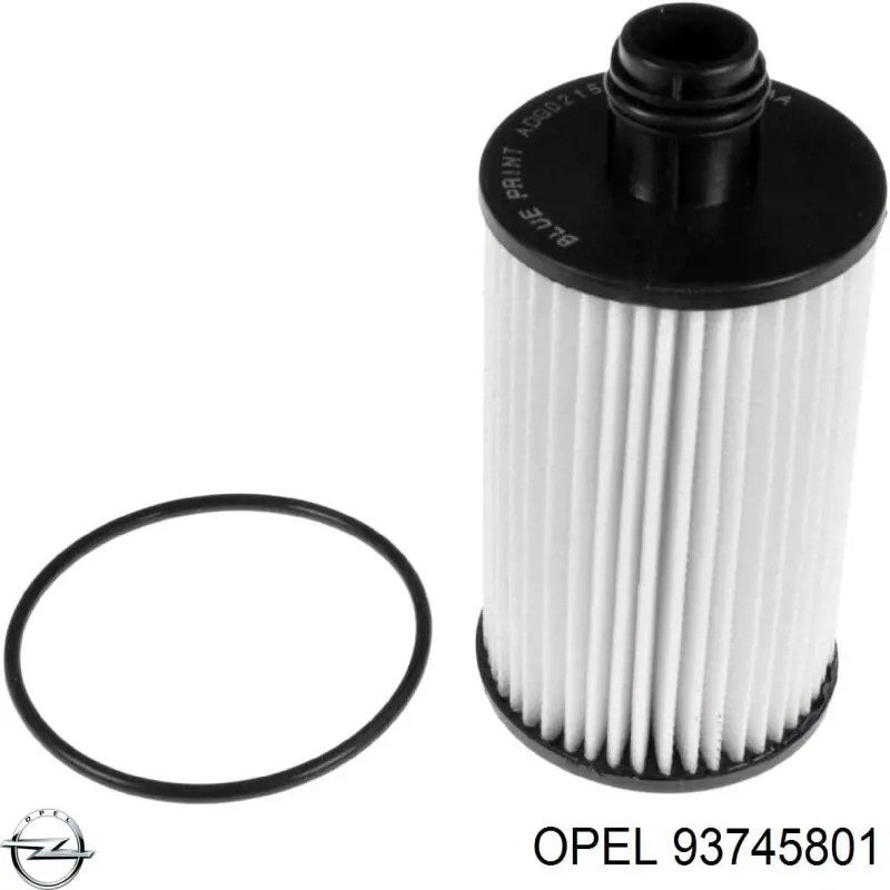 93745801 Opel фільтр масляний