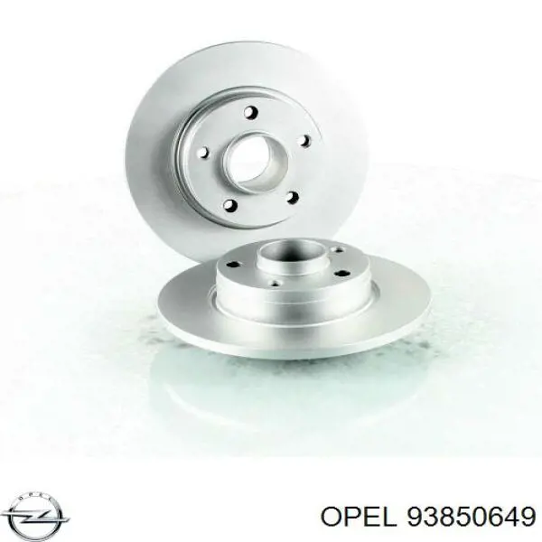 Купити 93850649 Opel Диск заднього гальма
