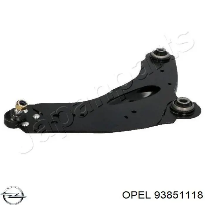 Важіль передній лівий Opel 93851118 ціна, від 47.73 USD