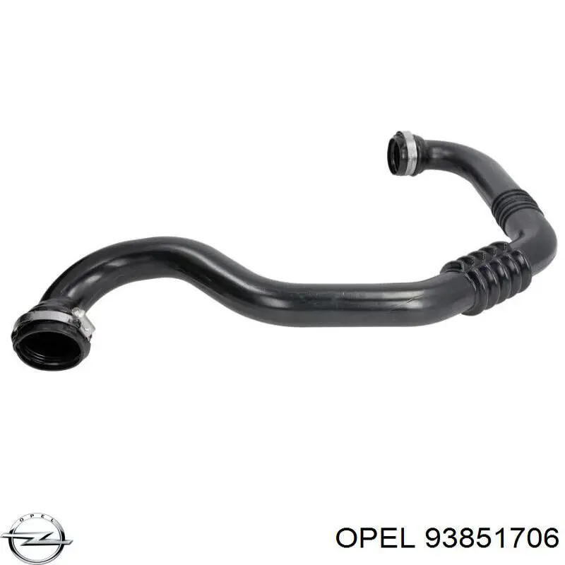 Купити 93851706 Opel Шланг/патрубок интеркуллера