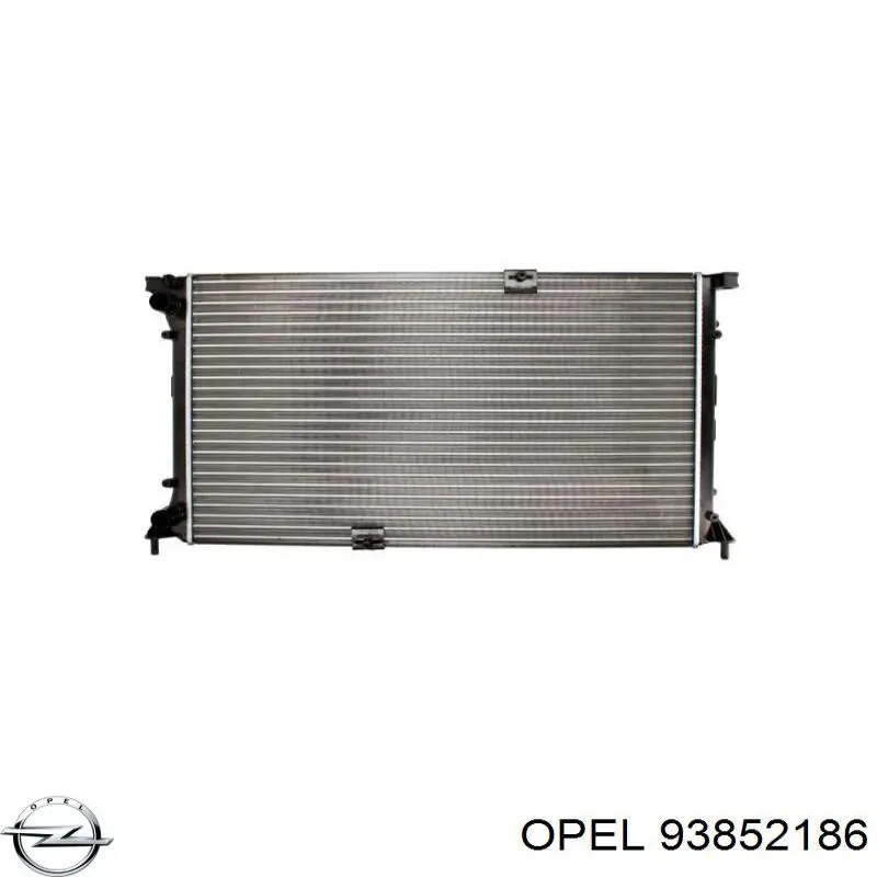 Купити 93852186 Renault (RVI) Радіатор двигуна