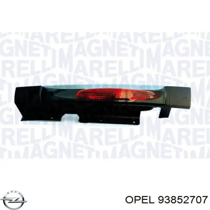 Ліхтар задній лівий Opel 93852707 ціна, від 12.67 USD