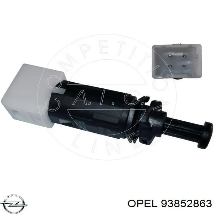 Кнопка стоп-сигналу Opel 93852863 ціна, від 4.14 USD
