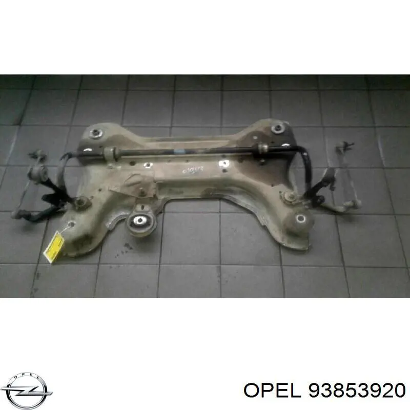 93853920 Opel Подушка (опора) двигуна, права верхня