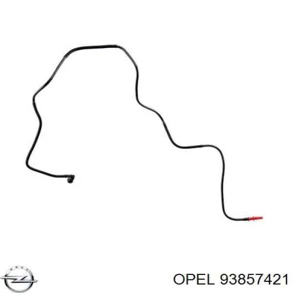Трубка паливна, зворотня від форсунок Opel 93857421 ціна, від 14.42 USD