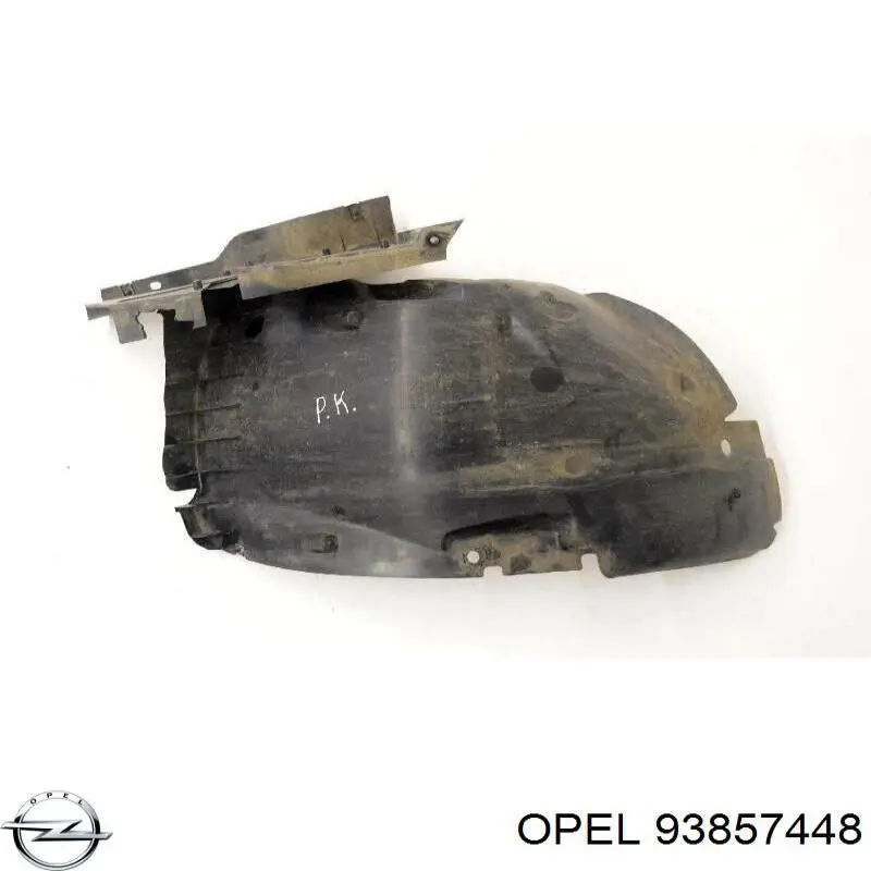 Підкрилок переднього крила, лівий передній Opel 93857448 ціна, від 13.49 USD