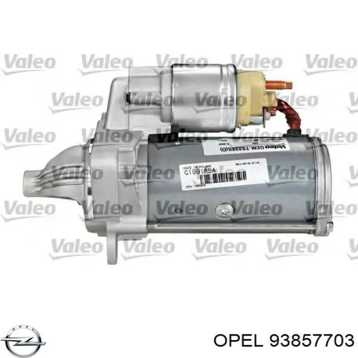 Стартер Opel 93857703 ціна, від 56.24 USD