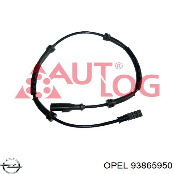 Датчик АБС передній 93865950 Opel
