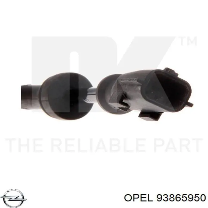 Датчик ABS передній Opel 93865950 ціна, від 18.74 USD