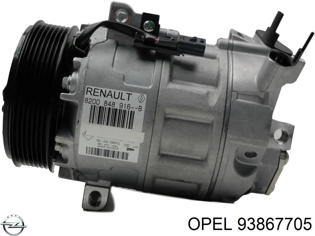 Компресор системи кондиціювання Opel 93867705 ціна, від 293.04 USD
