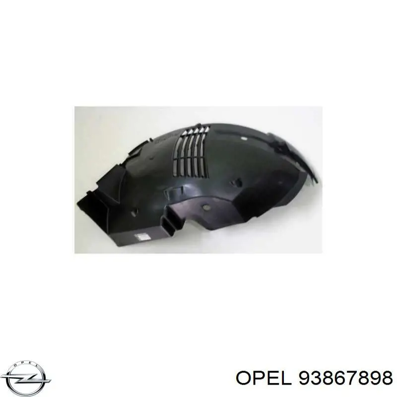 93867898 Opel Підкрилок переднього крила, правий