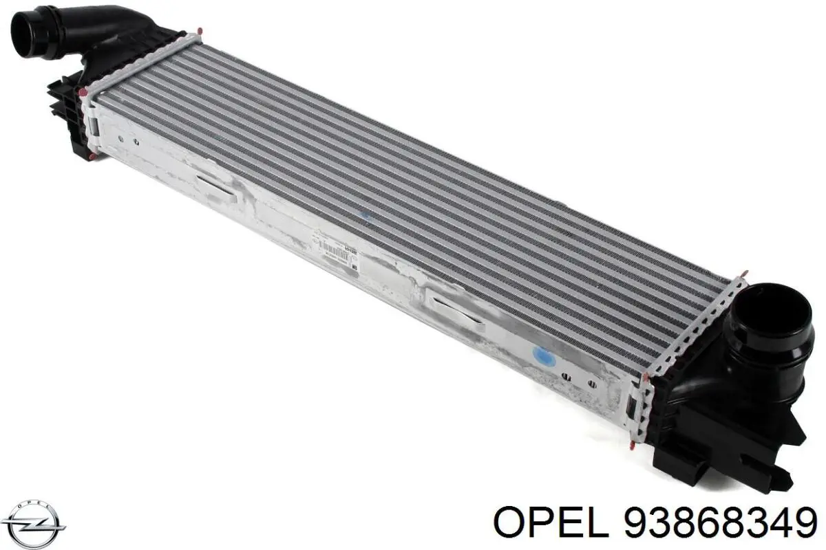 Купити 93868349 Opel Радіатор интеркуллера