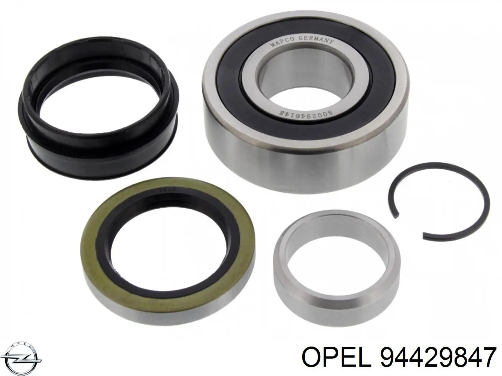 Підшипник маточини задньої Opel 94429847 ціна, від 78.18 USD