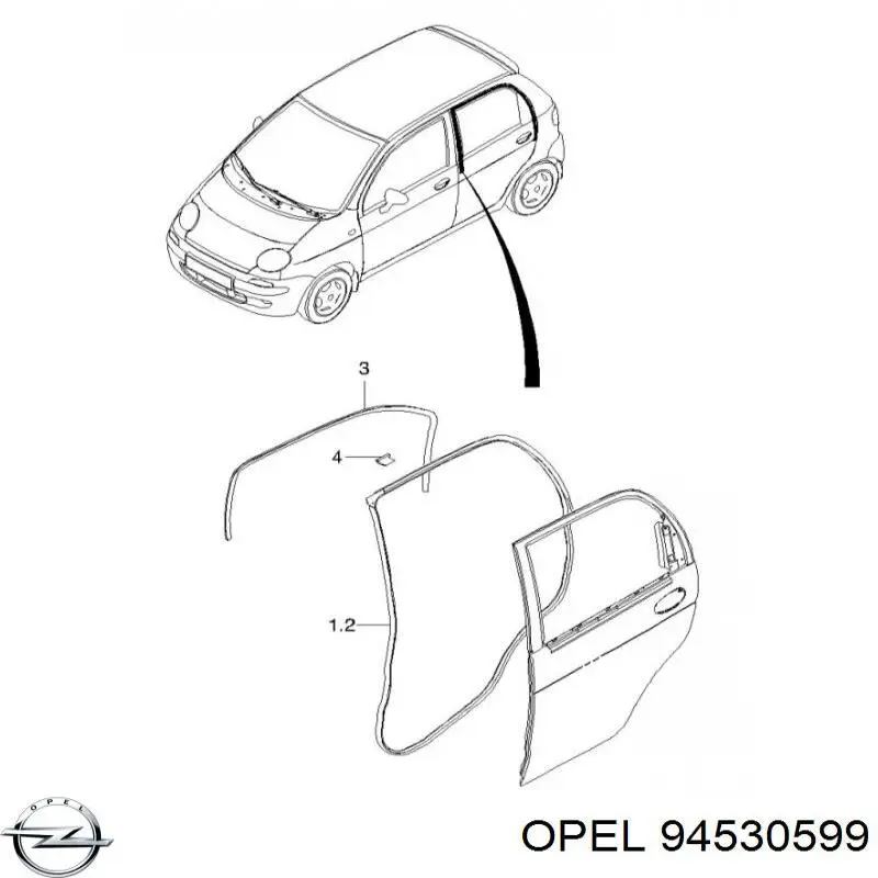  General Motors 94530599 ціна, від 1.03 USD