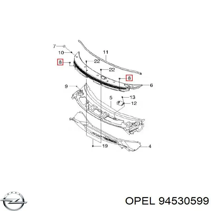  94530599 Opel