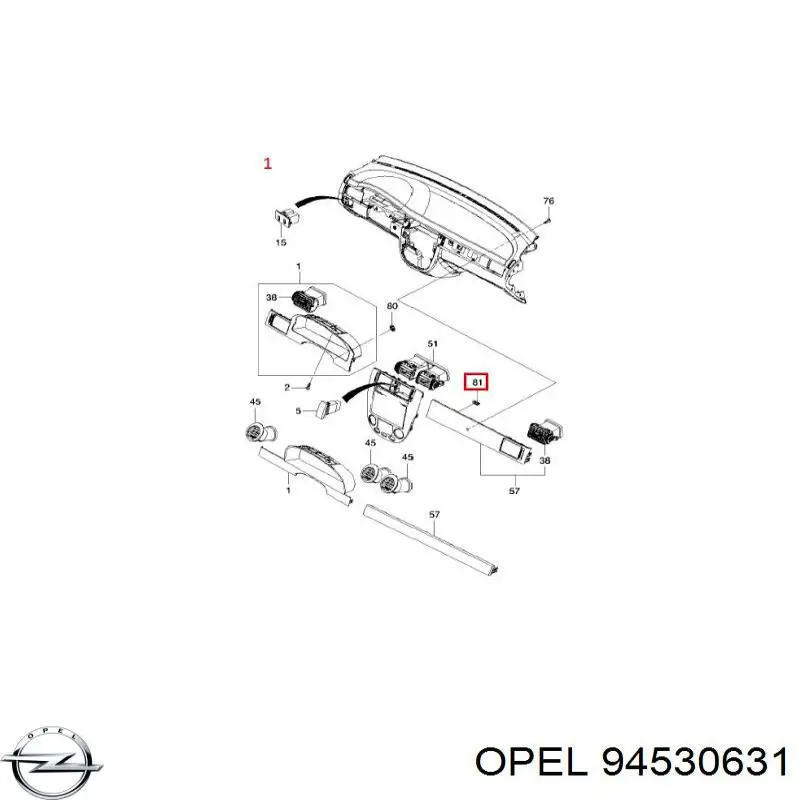  94530631 Opel