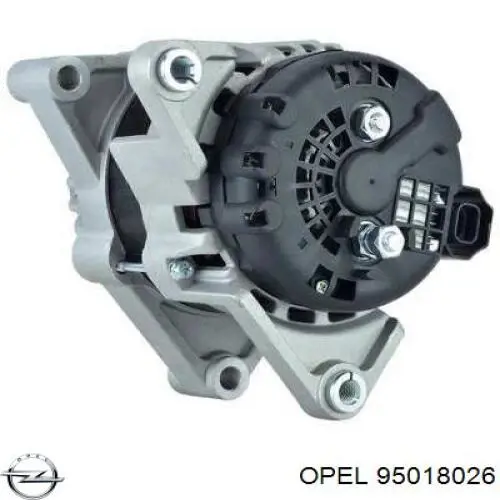 95018026 Opel Охолоджувач повітря