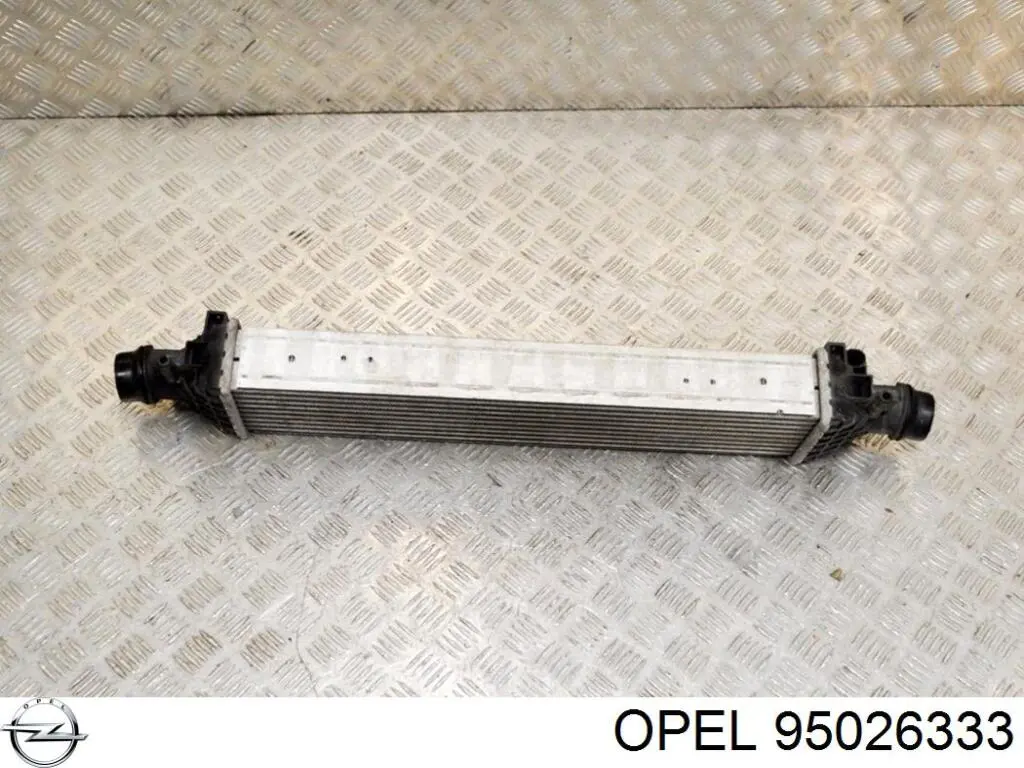95026333 Opel Охолоджувач наддувочного повітря
