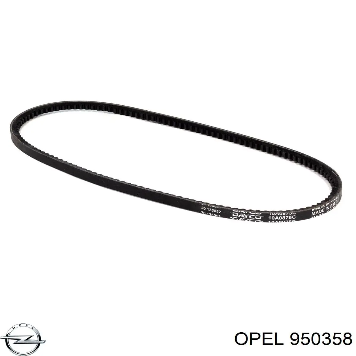 Клиновий ремінь Opel 950358 ціна, від 2.93 USD