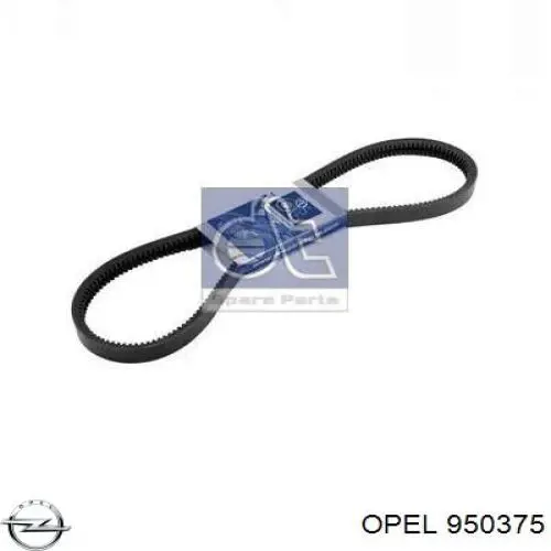 Ремінь генератора 94482166 Opel