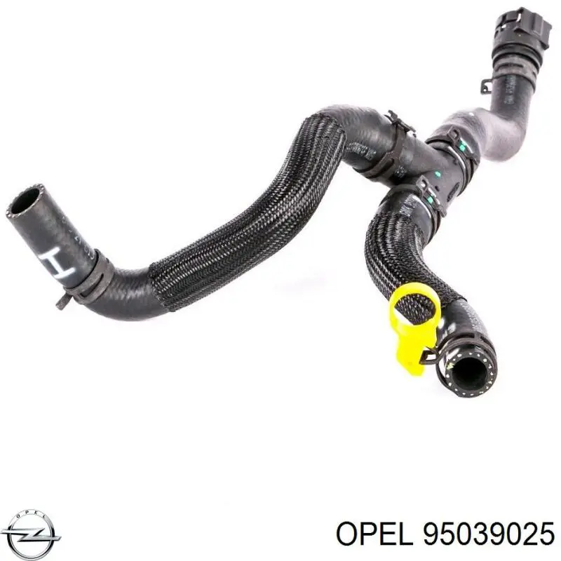 Купити 95039025 Opel Шланг радіатора опалювача/пічки, обратка