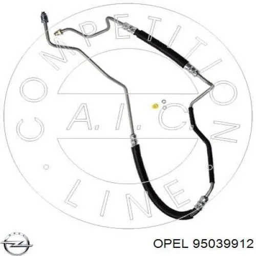 95039912 Opel Трубка високого тиску ГПК