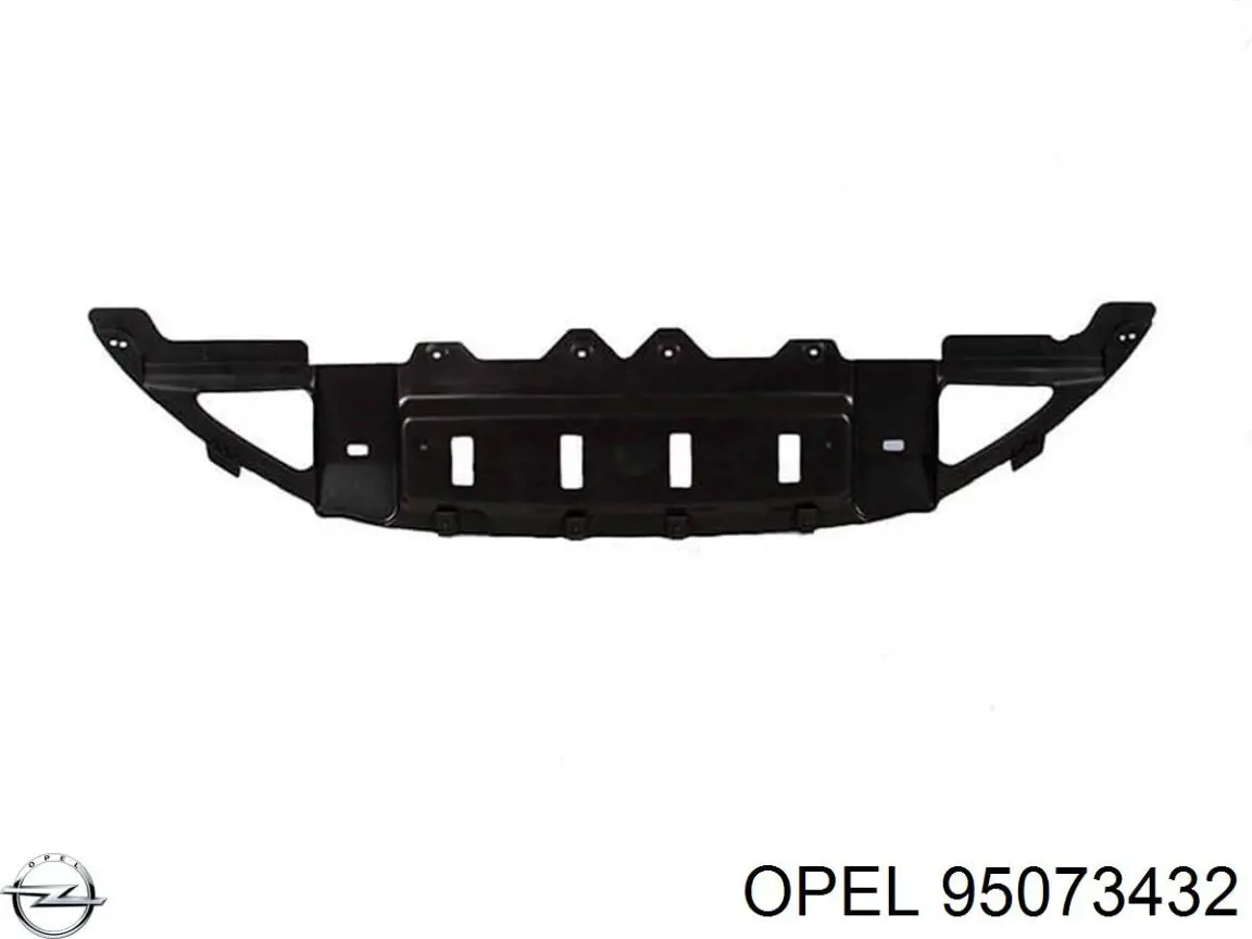 Фартух, дефлектор переднього бампера 95073432 Opel