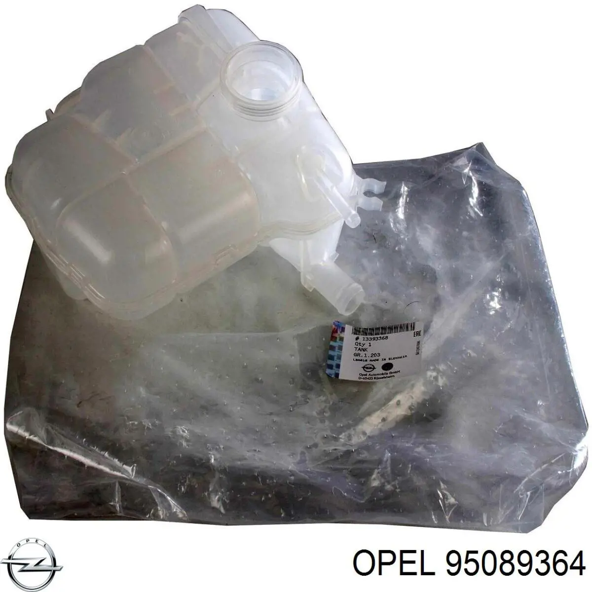 Купити 95089364 Opel Фланець системи охолодження (трійник)