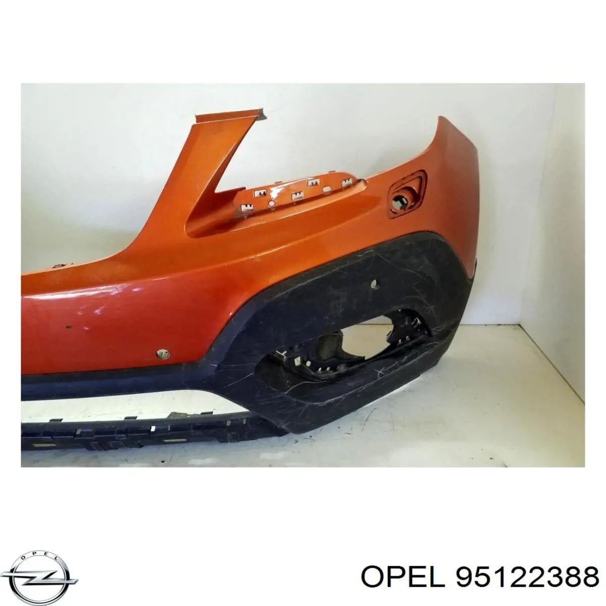 95122388 Opel Бампер передній, верхня частина