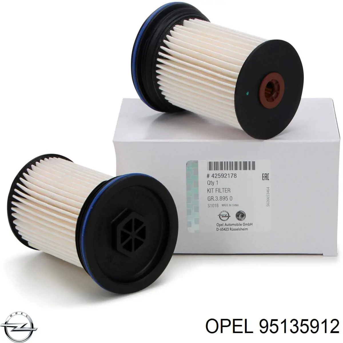 95135912 Opel фільтр паливний
